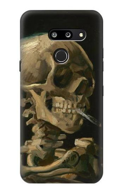 S3358 Vincent Van Gogh Skeleton Cigarette Case Cover Custodia per LG G8 ThinQ