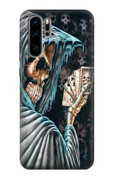 S0748 Grim Reaper Death Poker Case Cover Custodia per Huawei P30 Pro