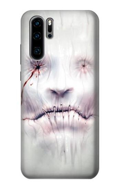 S0884 Horror Face Case Cover Custodia per Huawei P30 Pro