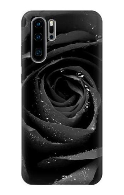 S1598 Black Rose Case Cover Custodia per Huawei P30 Pro