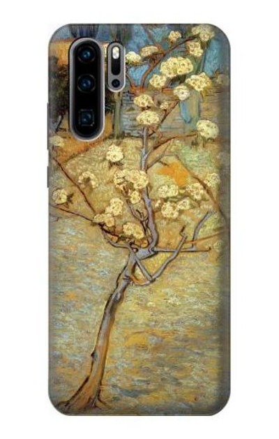 S1978 Van Gogh Letter Pear Tree Blossom Case Cover Custodia per Huawei P30 Pro