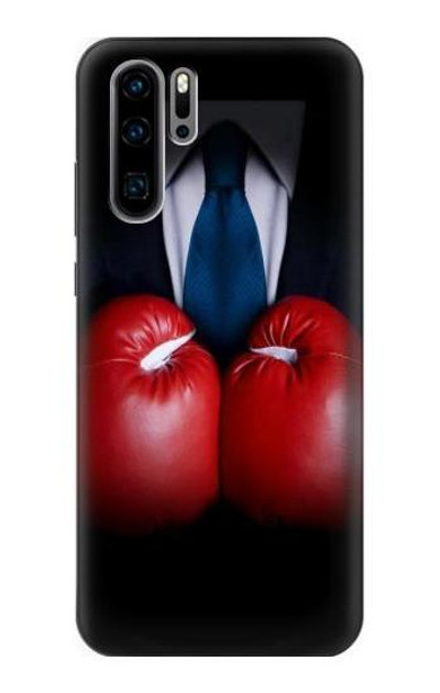 S2261 Businessman Black Suit With Boxing Gloves Case Cover Custodia per Huawei P30 Pro