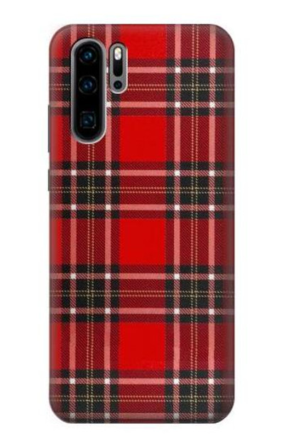 S2374 Tartan Red Pattern Case Cover Custodia per Huawei P30 Pro