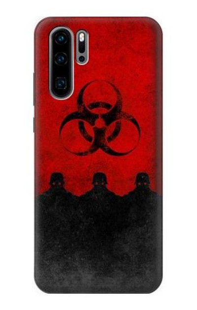 S2917 Biohazards Virus Red Alert Case Cover Custodia per Huawei P30 Pro