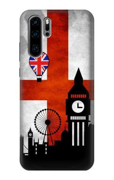 S2979 England Football Soccer Euro 2016 Case Cover Custodia per Huawei P30 Pro