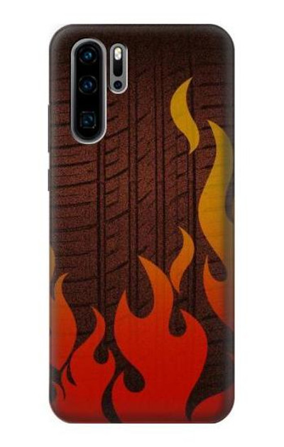 S2988 Rally Car Tire Fire Case Cover Custodia per Huawei P30 Pro