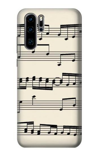 S3082 Music Sheet Case Cover Custodia per Huawei P30 Pro