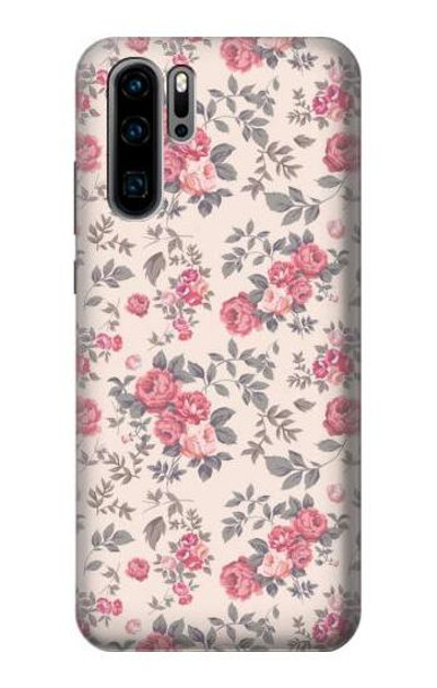 S3095 Vintage Rose Pattern Case Cover Custodia per Huawei P30 Pro