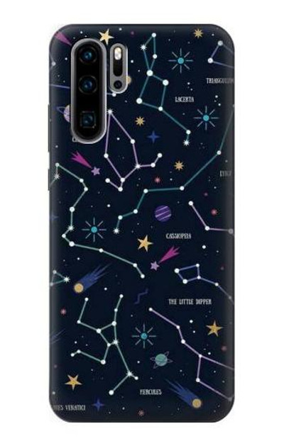 S3220 Star Map Zodiac Constellations Case Cover Custodia per Huawei P30 Pro