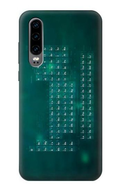 S0846 Chemistry Periodic Table Case Cover Custodia per Huawei P30