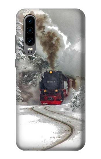 S1509 Steam Train Case Cover Custodia per Huawei P30