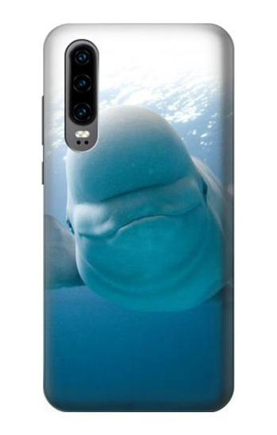 S1801 Beluga Whale Smile Whale Case Cover Custodia per Huawei P30