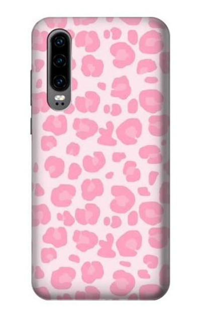 S2213 Pink Leopard Pattern Case Cover Custodia per Huawei P30