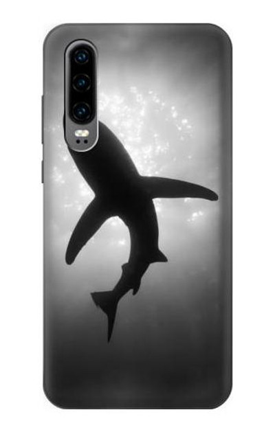 S2367 Shark Monochrome Case Cover Custodia per Huawei P30