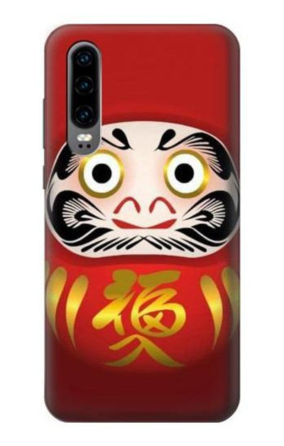 S2839 Japan Daruma Doll Case Cover Custodia per Huawei P30