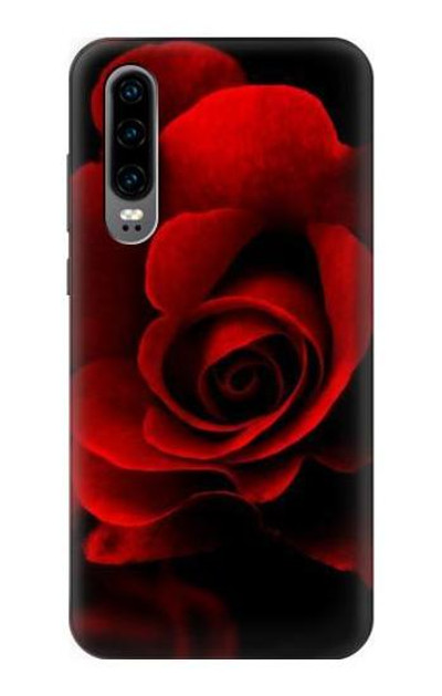 S2898 Red Rose Case Cover Custodia per Huawei P30