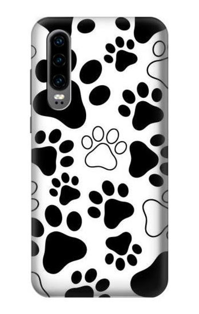 S2904 Dog Paw Prints Case Cover Custodia per Huawei P30