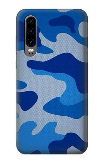 S2958 Army Blue Camo Camouflage Case Cover Custodia per Huawei P30