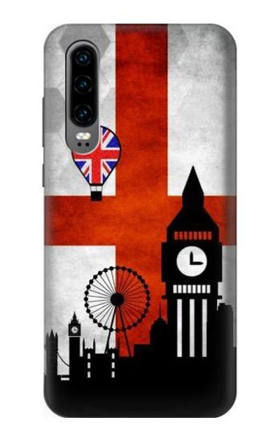 S2979 England Football Soccer Euro 2016 Case Cover Custodia per Huawei P30