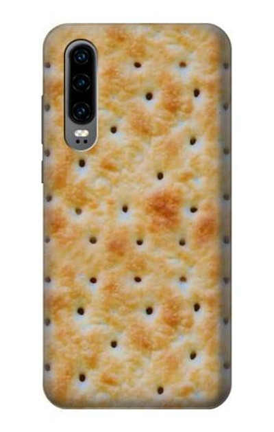 S2987 Cream Cracker Biscuits Case Cover Custodia per Huawei P30
