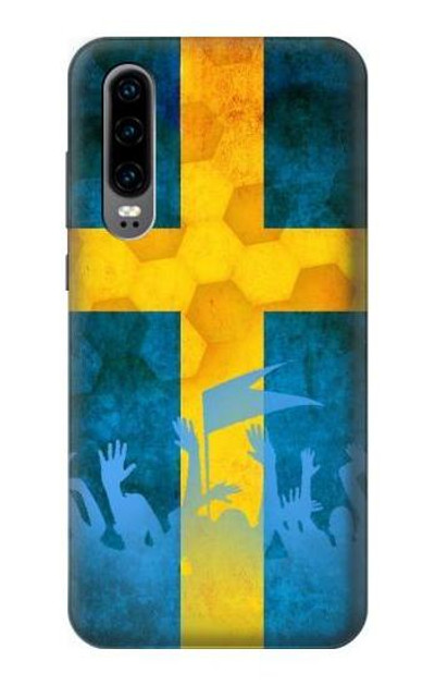 S2990 Sweden Football Soccer Euro 2016 Case Cover Custodia per Huawei P30