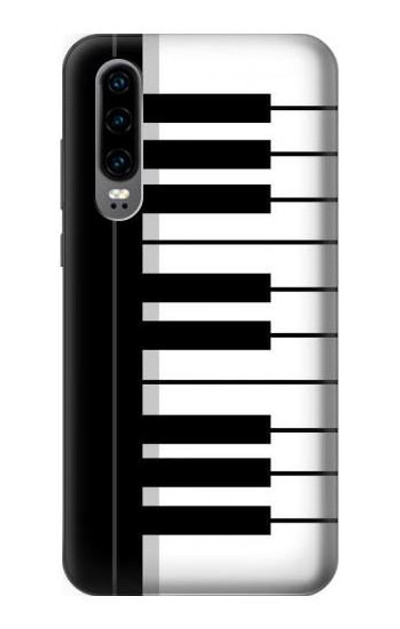 S3078 Black and White Piano Keyboard Case Cover Custodia per Huawei P30