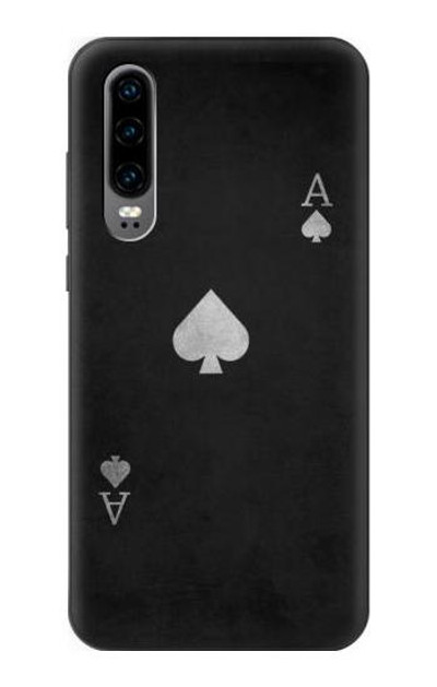 S3152 Black Ace of Spade Case Cover Custodia per Huawei P30