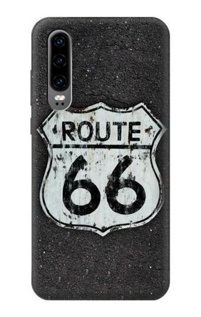 S3207 Route 66 Sign Case Cover Custodia per Huawei P30