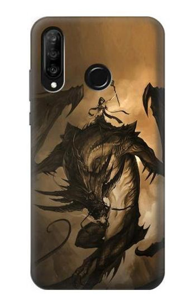 S0388 Dragon Rider Case Cover Custodia per Huawei P30 lite