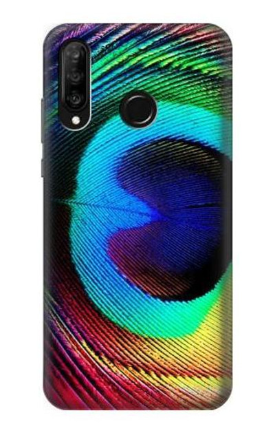 S0511 Peacock Case Cover Custodia per Huawei P30 lite