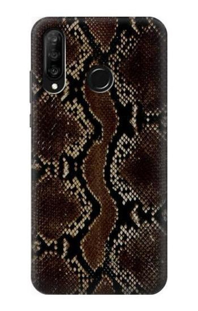 S0553 Snake Skin Case Cover Custodia per Huawei P30 lite