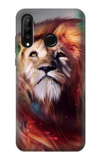 S0691 Leo Paint Case Cover Custodia per Huawei P30 lite