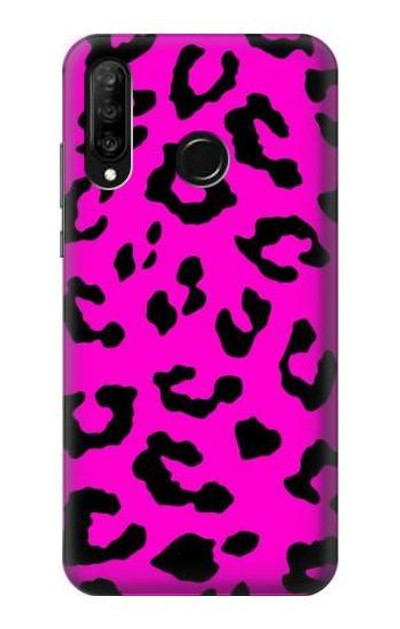 S1850 Pink Leopard Pattern Case Cover Custodia per Huawei P30 lite