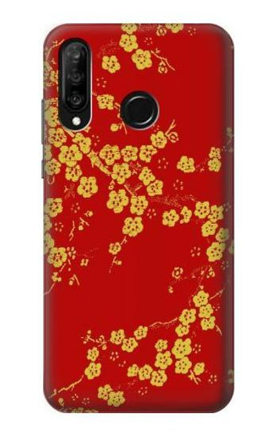S2050 Cherry Blossoms Chinese Graphic Printed Case Cover Custodia per Huawei P30 lite