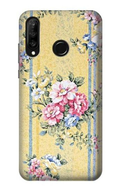 S2229 Vintage Flowers Case Cover Custodia per Huawei P30 lite