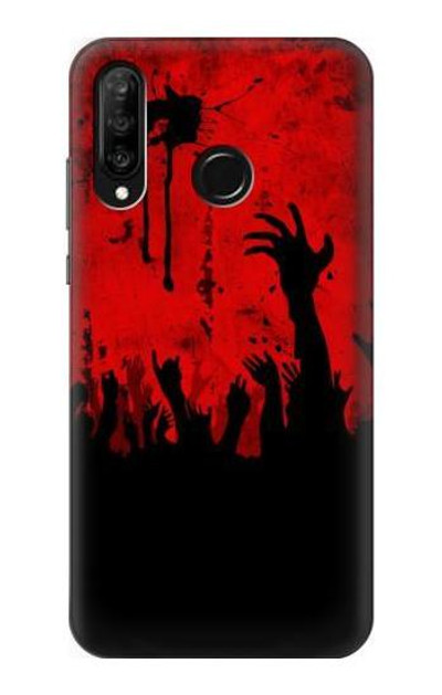 S2458 Zombie Hands Case Cover Custodia per Huawei P30 lite