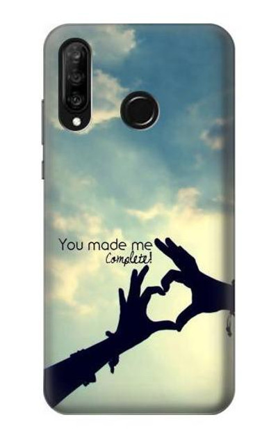 S2640 You Made Me Complete Love Case Cover Custodia per Huawei P30 lite