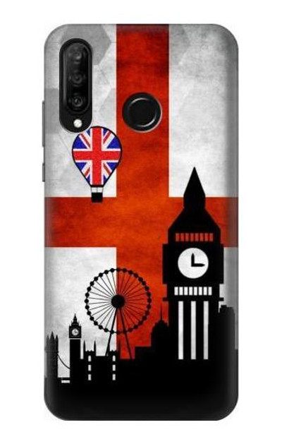 S2979 England Football Soccer Euro 2016 Case Cover Custodia per Huawei P30 lite