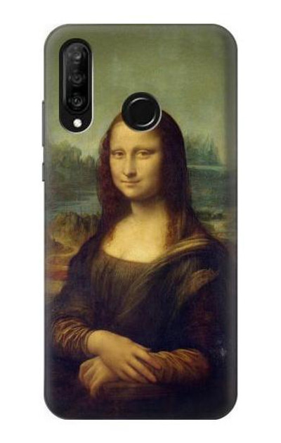 S3038 Mona Lisa Da Vinci Painting Case Cover Custodia per Huawei P30 lite