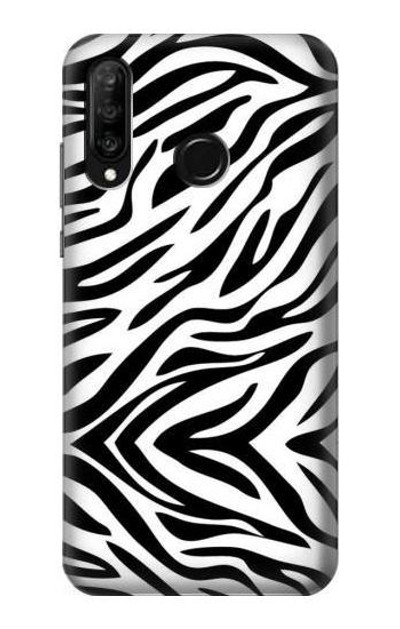 S3056 Zebra Skin Texture Graphic Printed Case Cover Custodia per Huawei P30 lite