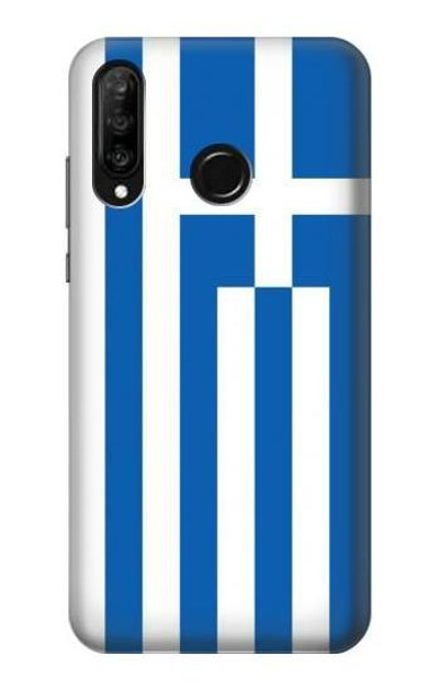 S3102 Flag of Greece Case Cover Custodia per Huawei P30 lite