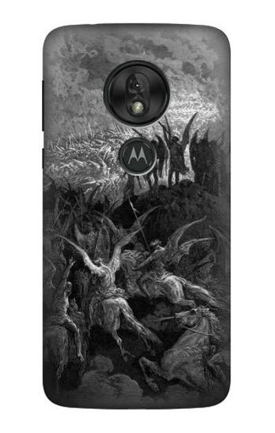 S1026 Gustave Dore Paradise Lost Case Cover Custodia per Motorola Moto G7 Power