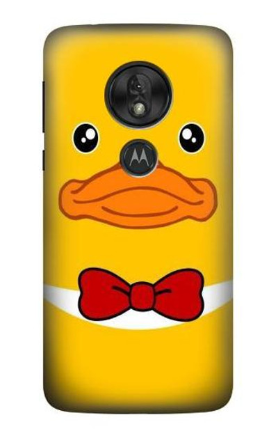 S2760 Yellow Duck Tuxedo Cartoon Case Cover Custodia per Motorola Moto G7 Power