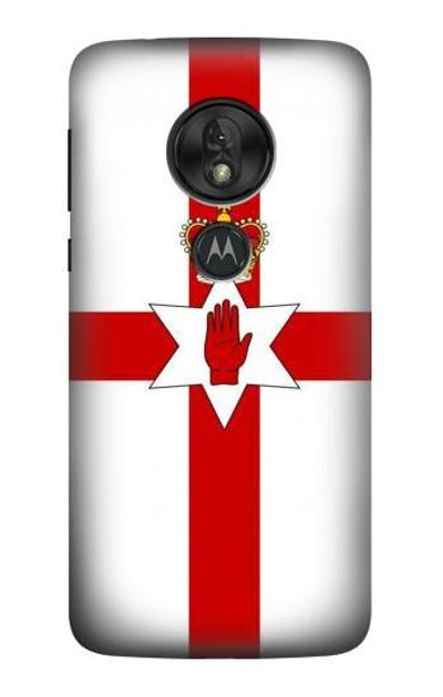 S3089 Flag of Northern Ireland Case Cover Custodia per Motorola Moto G7 Power