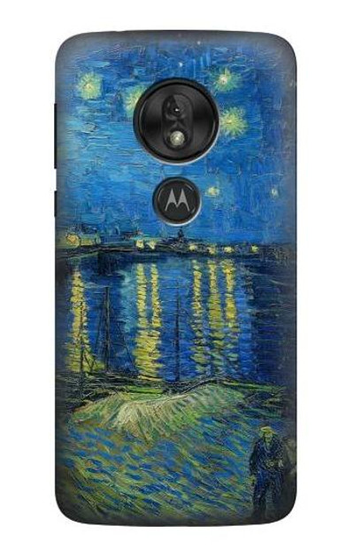 S3336 Van Gogh Starry Night Over the Rhone Case Cover Custodia per Motorola Moto G7 Power