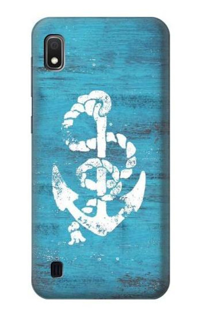 S3053 Marine Anchor Blue Case Cover Custodia per Samsung Galaxy A10