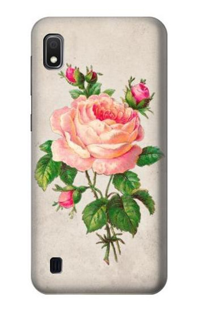 S3079 Vintage Pink Rose Case Cover Custodia per Samsung Galaxy A10