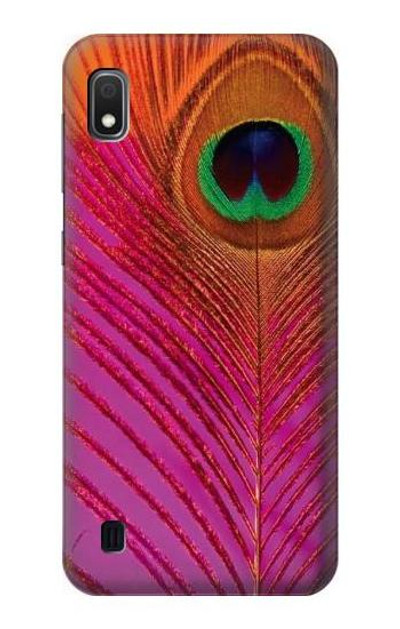 S3201 Pink Peacock Feather Case Cover Custodia per Samsung Galaxy A10