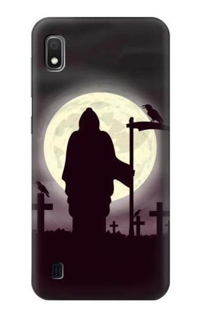 S3262 Grim Reaper Night Moon Cemetery Case Cover Custodia per Samsung Galaxy A10