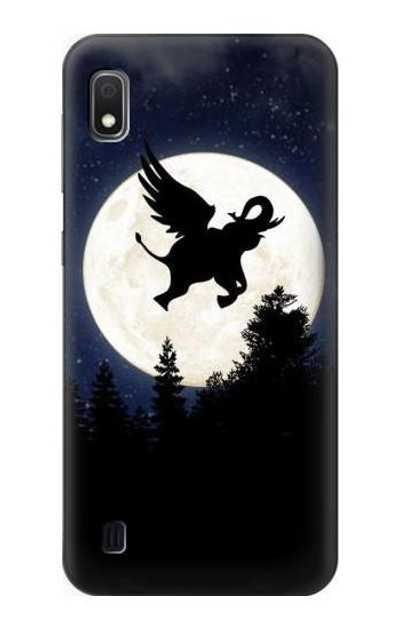 S3323 Flying Elephant Full Moon Night Case Cover Custodia per Samsung Galaxy A10